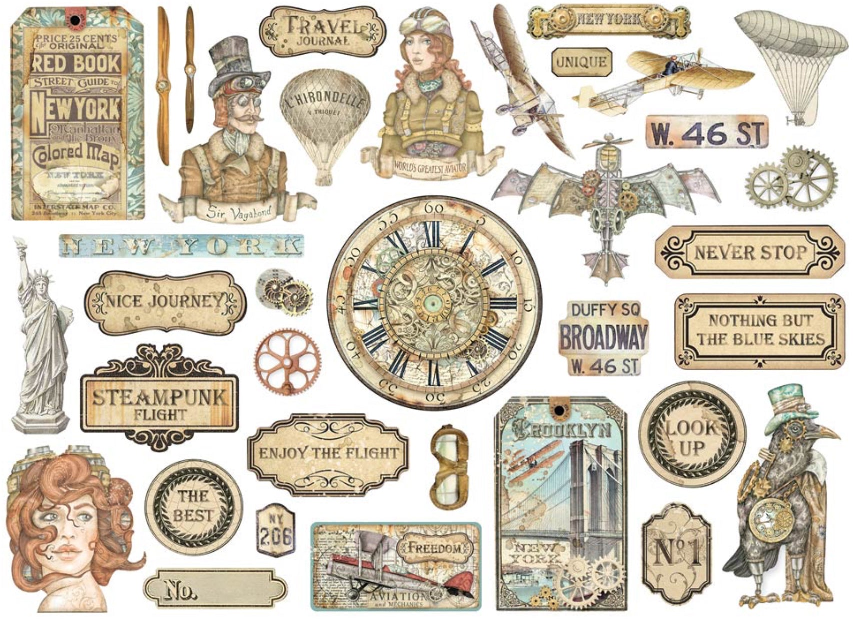 Stamperia Clear Die Cuts-Alchemie